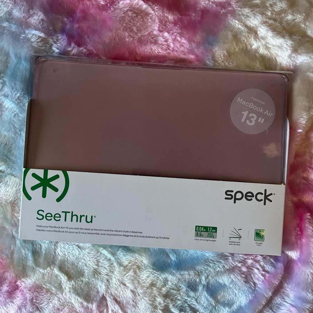 2 for $20 Speck SeeThru Pink MacBook Air 13" Laptop Case